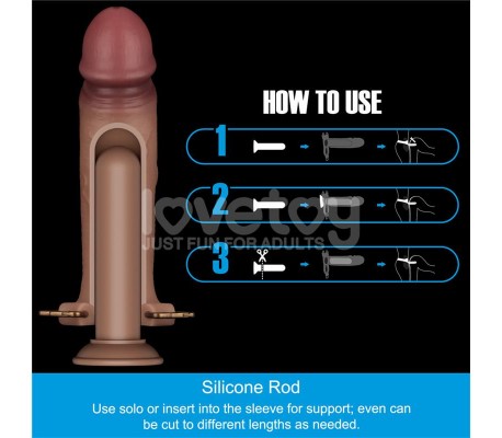 Ingen Arnés Ajustable con Dildo Hueco 9 Enhanced Set L/XL/2XL