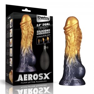 Dildo Inflable Silicona Dual Density 8