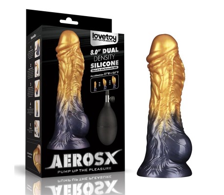 Dildo Inflable Silicona Dual Density 8