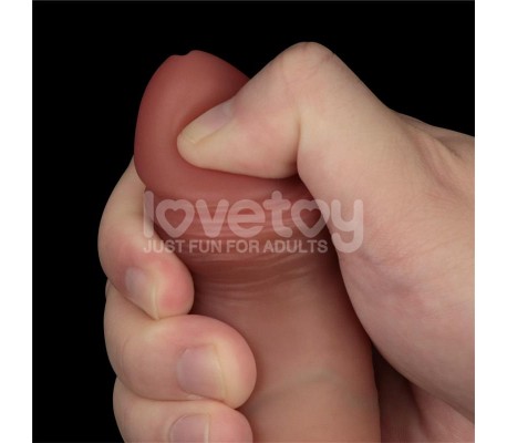 Sliding Pro Dildo Piel Deslizante-Retráctil Dual Layer 7.5