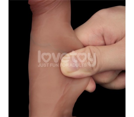 Sliding Pro Dildo Piel Deslizante-Retráctil Dual Layer 7.5