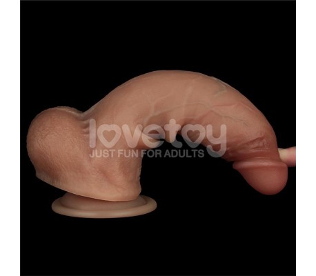 Sliding Pro Dildo Piel Deslizante-Retractil Dual Layer 8.5