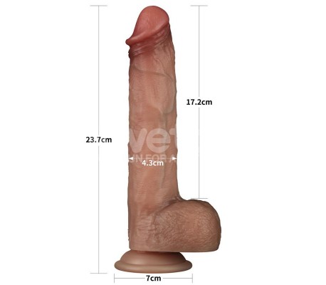 Sliding Pro Dildo Piel Deslizante-Retractil Dual Layer 9