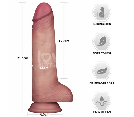 Sliding PRO II Dildo Piel Deslizante-Retractil Dual-layer 8.5