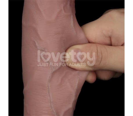 Sliding PRO II Dildo Piel Deslizante-Retractil Dual-layer 10