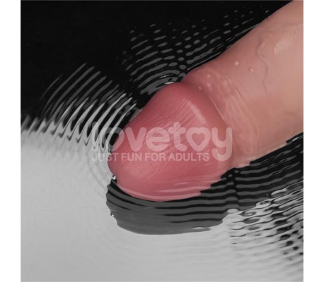 Dildo con Vibración Piel Deslizante Silicona Dual Layer 8