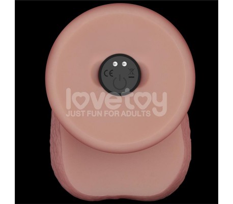 Dildo con Vibración Piel Deslizante Silicona Dual Layer 8