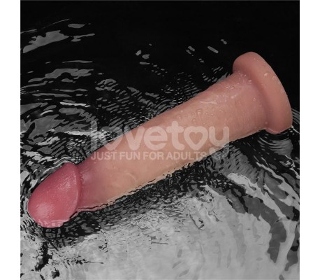 Dildo con Vibración Piel Deslizante Silicona Dual Layer 9