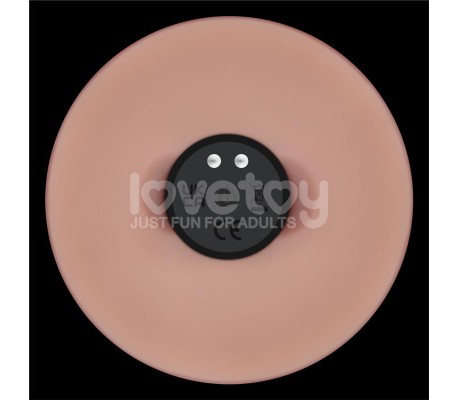 Dildo con Vibración Piel Deslizante Silicona Dual Layer 9