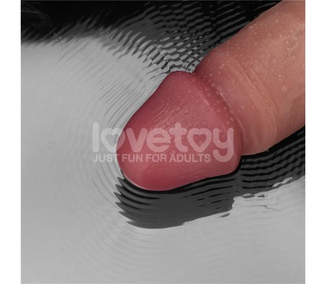 Dildo con Vibración Piel Deslizante Silicona Dual Layer 10