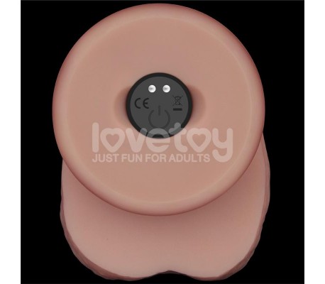 Dildo con Vibración Piel Deslizante Silicona Dual Layer 10