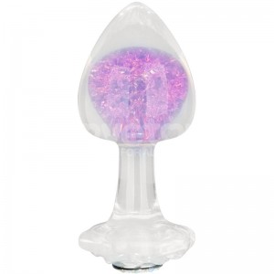 Gemoria Plug Anal de Silicona con Esfera de Cristal