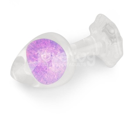 Gemoria Plug Anal de Silicona con Esfera de Cristal