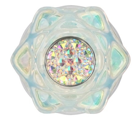 Gemoria Plug Anal de Silicona con Centro de Cristal Multicolor