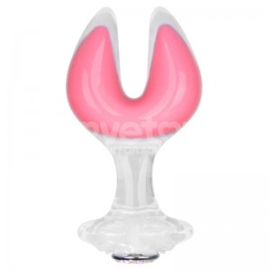 Gemoria Plug Anal Silicona Doble Punta Brilla en la Oscuridad
