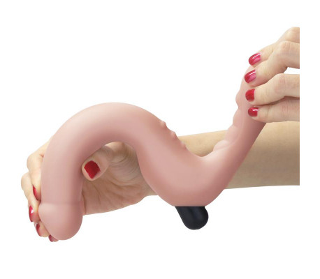 Doble Dildo Strapless Silicona USB