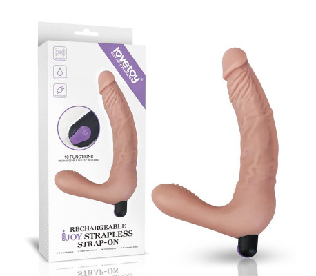 Doble Dildo Strapless Silicona USB