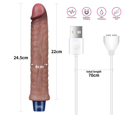 Vibrador Realista 9.5 USB