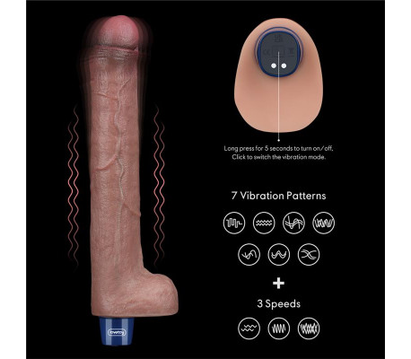 Vibrador Realista 10.5 USB