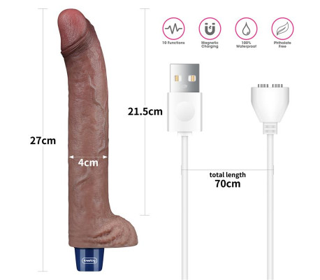 Vibrador Realista 11 USB
