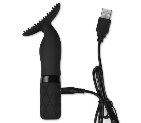 Estimulador O-Sensual Clit Jiggle USB Negro