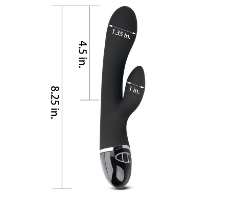 Vibrador O-Sensual Clit Duo Climax Negro
