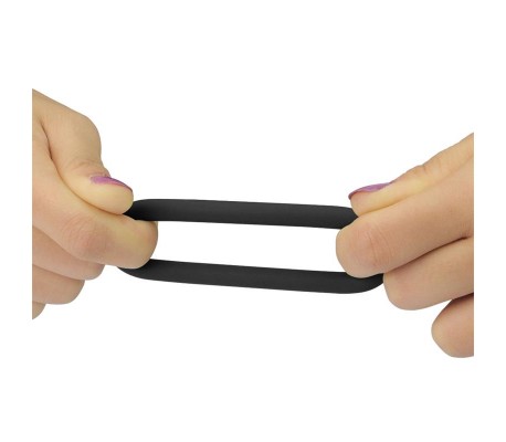 Pack de 3 Anillos para el Pene Power Plus Negro