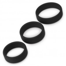 Pack de 3 Anillos para el Pene Power Ring Negro