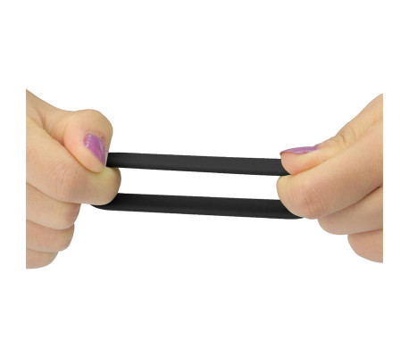 Pack de 3 Anillos para el Pene Power Ring Negro