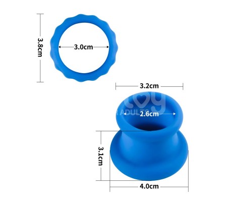 Pinnacle Pro Twin Flex Stretcher Anillo Doble para el Pene