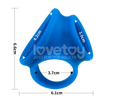 Pinnacle Pro Trio Grip Enhancer Anillo para el Pene