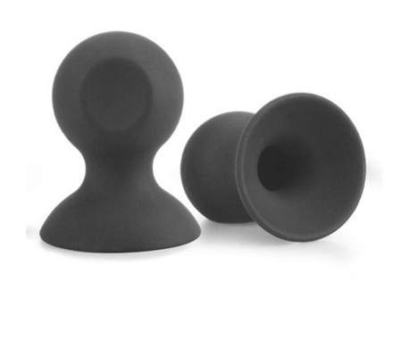 Succionadores de Pezones Silicona Negro