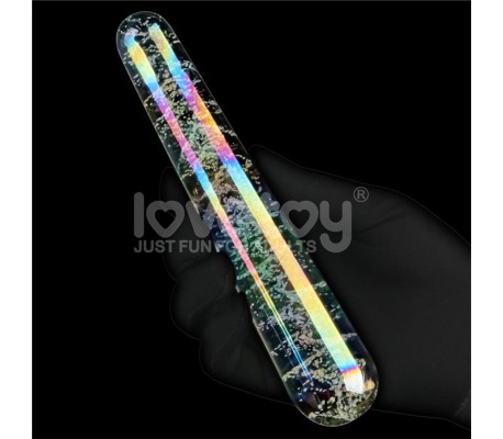 Dildo de Cristal que Brilla en la Oscuridad Dark Twilight Slim Fantasy