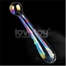 Dildo de Cristal que Brilla en la Oscuridad Twilight Gleam Alluring Arc