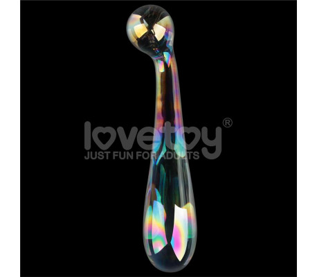 Dildo de Cristal que Brilla en la Oscuridad Twilight Gleam Alluring Arc