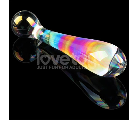 Dildo de Cristal que Brilla en la Oscuridad Twilight Gleam Alluring Arc