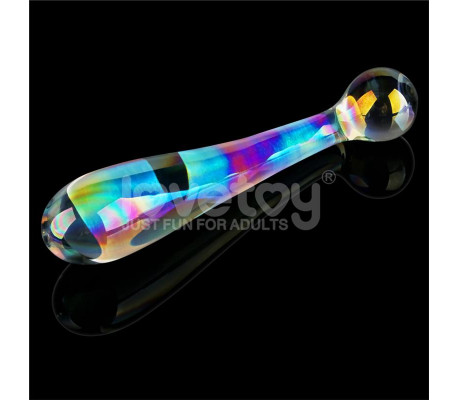Dildo de Cristal que Brilla en la Oscuridad Twilight Gleam Alluring Arc