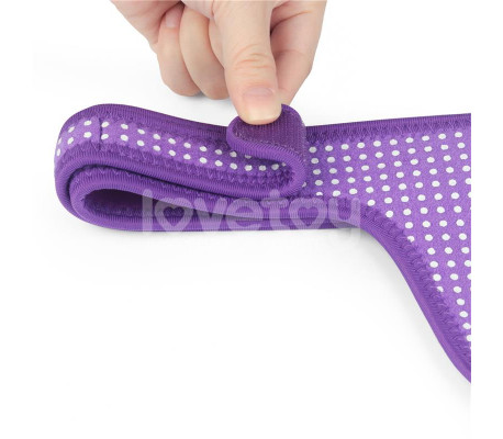 Arnés Easy Strap On Harness Polka Dots Púrpura