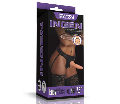 Arnés con Dildo Easy Strapon 7.5