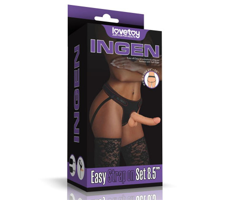 Arnés con Dildo Easy Strapon 8.5