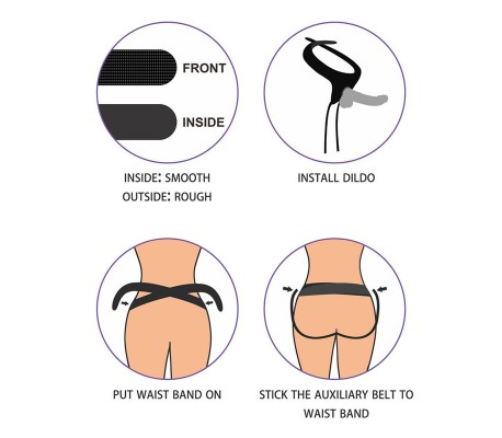 Arnés Ajustable con Dildo 8.5