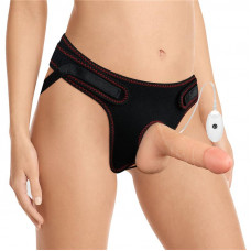 Arnés con Dildo con Vibración y Control Remoto 7.0