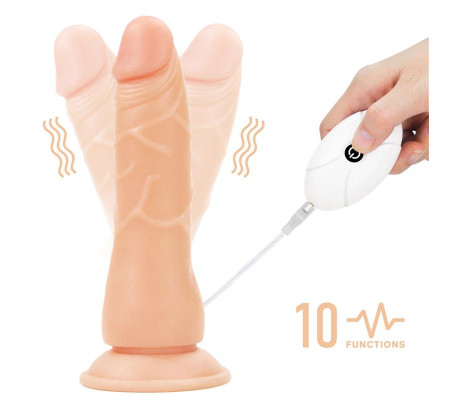 Arnés con Dildo con Vibración y Control Remoto 7.5