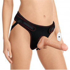 Arnés con Dildo con Vibración y Control Remoto 7.5