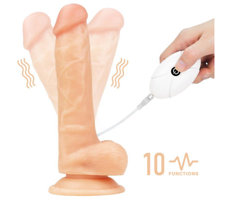 Arnés con Dildo con Vibración y Control Remoto 7.5