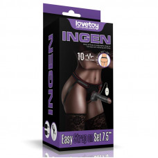 Arnés Ajustable con Dildo 10 Funciones 7.5