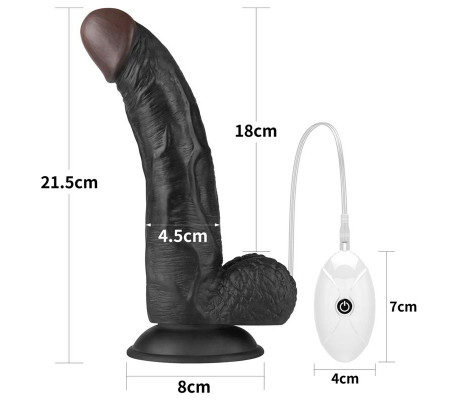 Arnés Ajustable con Dildo 8.5 10 Funciones