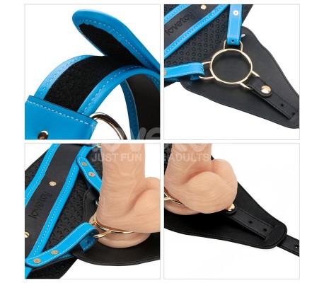 Arnés con Dildo con Vibración 8