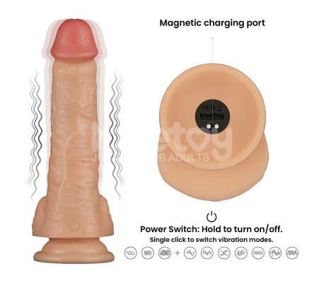 Arnés con Dildo con Vibración 8