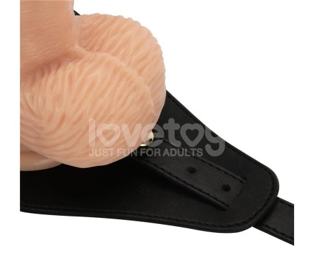 Arnés con Dildo con Vibración 9.5